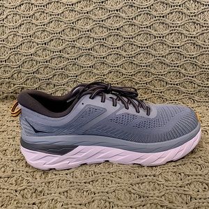 Hoka Bondi 7 Blue Fog Castlerock Mens Size 11.5